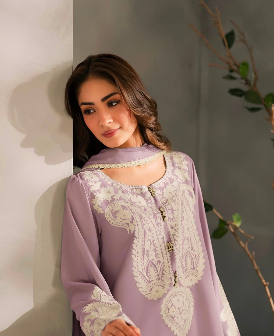 NAYAB 3-Piece Lawn Embroidery Suit